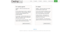 Desktop Screenshot of castinghost.com